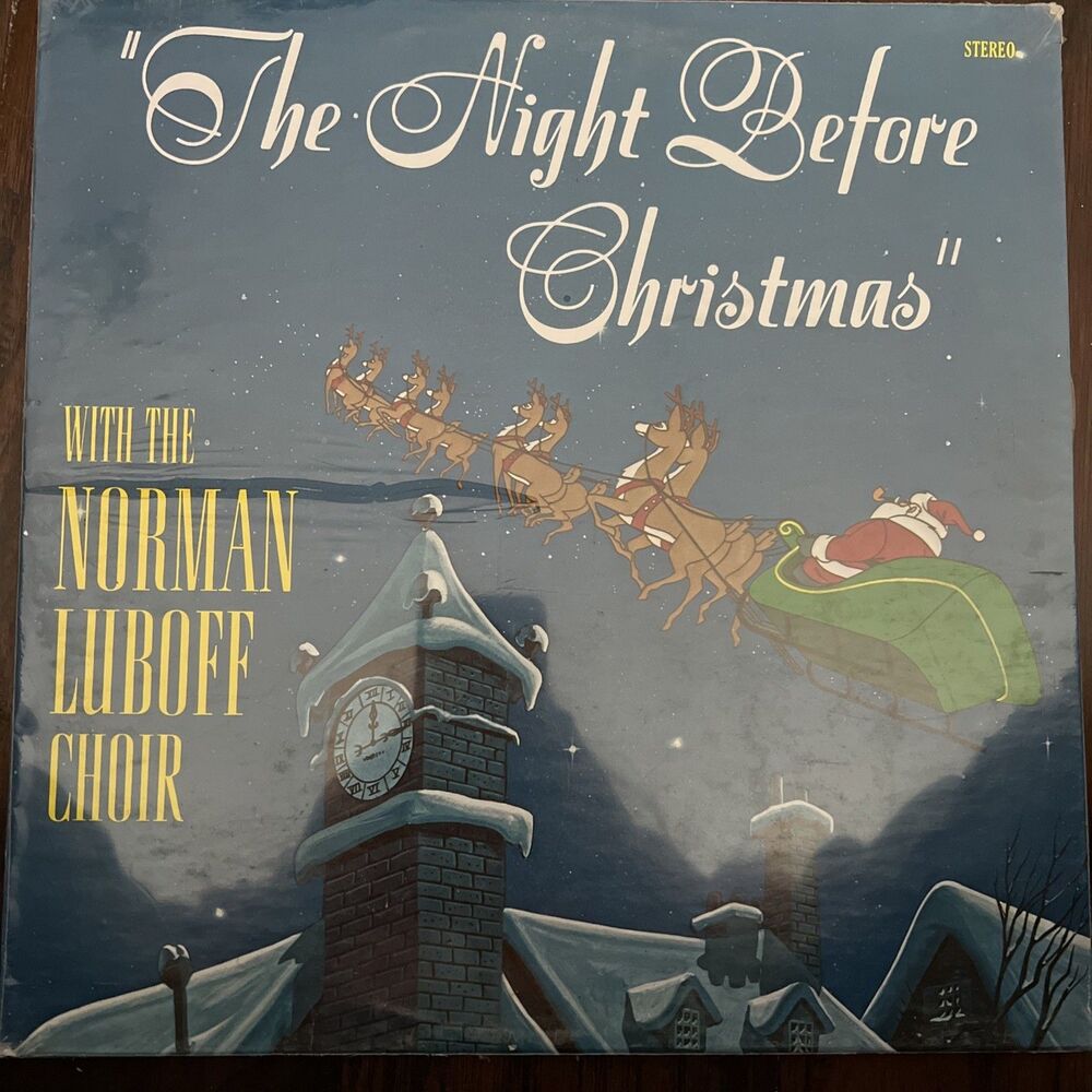 NEW SEALED THE NIGHT BEFORE CHRISTMAS 12" LP VINYL RECORD NORMAN LUBOFF CHOIR